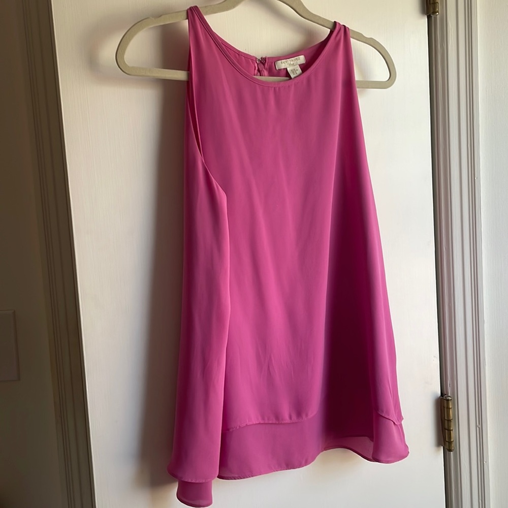 High Neck Pink Blouse